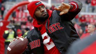 LeBron James And The Cavaliers Danced To Celebrate An Ohio State Pick-Six