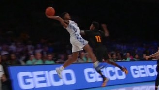 Kentucky Freshman Malik Monk Looked Like Odell Beckham As He Grabbed This Pass With One Hand