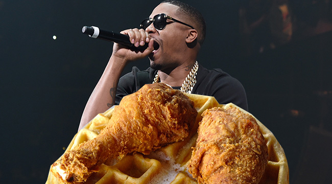 Nas Is Ready To Battle Roscoe S For La S Best Chicken And Waffles