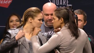 Ronda Rousey Made A Surprise Appearance At The UFC 205 Weigh-Ins