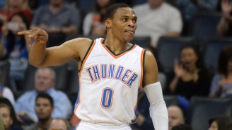 Russell Westbrook Sent Cory Joseph’s Layup Attempt All The Way Back To Toronto
