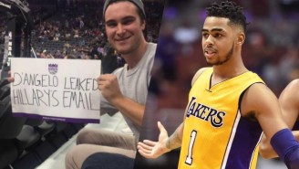 D’Angelo Russell Told A Fan To ‘Suck My D*ck’ Because Of A Stupid Sign