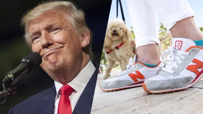 New balance store supports trump