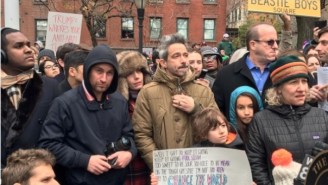 Ad-Rock Lent His Voice To An Anti-Hate Rally At Adam Yauch Park