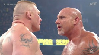 Goldberg Defeats Brock Lesnar In The WWE Survivor Series Main Event
