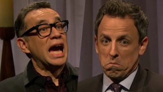 Fred Armisen And Seth Meyers Do Their Best To Clear The Air Before Thanksgiving With Some Odd Results