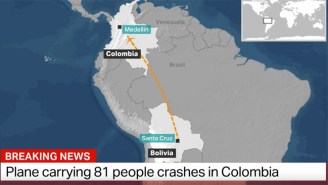 A Plane Carrying Over 80 People, Including Members Of A Brazilian Soccer Team, Has Crashed In Colombia
