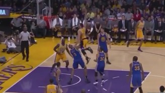 Larry Nance Jr. Used David West As A Springboard On This Ferocious Dunk
