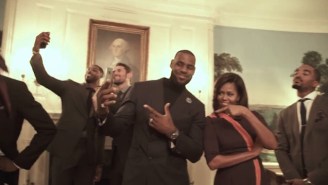 The Cavs Teamed Up With Michelle Obama For An Incredible Mannequin Challenge Video