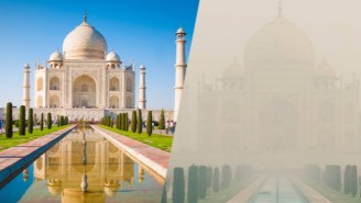 A Blanket Of Smog Is Ruining Everyone’s Taj Mahal Travel Photos
