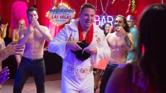 Channing Tatum Goes Undercover As Elvis To Prank Office Workers And Enable Mild Stripping For Charity