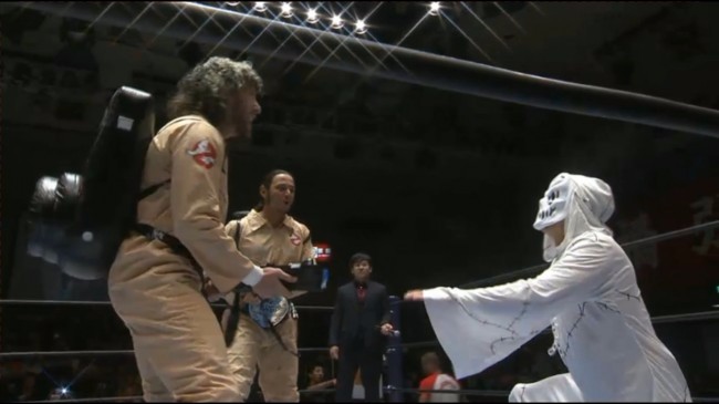 The Elite s Ghostbusters NJPW Entrance Was The Best Part Of Halloween