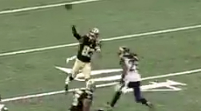 A Saints Receiver Threw For A Touchdown On This Perfect ...