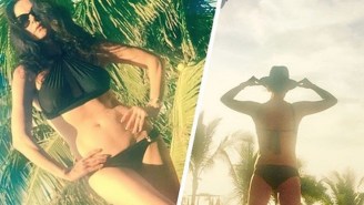 Catherine Zeta-Jones Bites Back At Some Nosy Photographers With A Set Of Bikini Shots Of Her Own