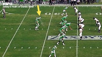A North Texas Running Back Projectile Vomited All Over The Field On Two Consecutive Plays
