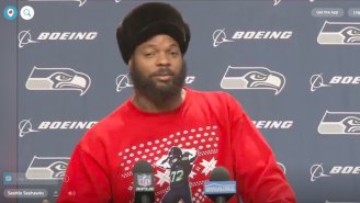 Only Michael Bennett Would Wear An Ugly Christmas Sweater Of His Own Sack Dance