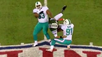 Bryce Petty Got Obliterated After The Jets Forgot To Block Ndamukong Suh And Cameron Wake