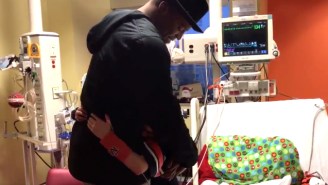 Cam Newton Brought Holiday Cheer To A 10-Year-Old Fan Battling A Heart Condition