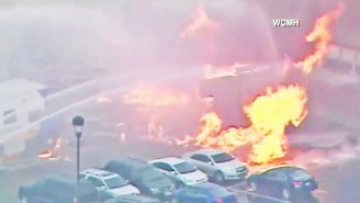 A Gas Leak Explosion Destroys A Building And Forces Evacuations In Columbus, Ohio