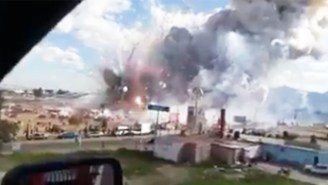 A Massive Explosion Ripped Through A Mexico City Fireworks Market, Injuring Dozens
