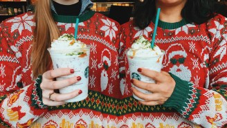 Starbucks’ Insane New Frappuccino Is Only Here Three Days And Comes With Its Own Ugly Sweater