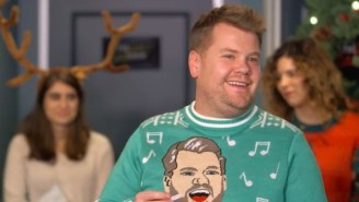 Things Get Awkward At James Corden’s ‘The Late Late Show’ Gift Exchange