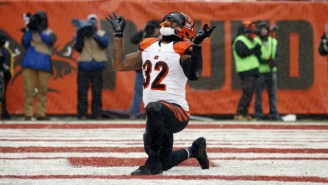 Bengals RB Jeremy Hill Paid Homage To ‘The GOAT’ J.R. Smith After Scoring Against The Browns