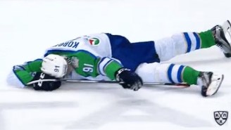 This Russian Hockey Player Took Dabbing To Great New Heights