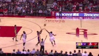 Lou Williams Casually Nailed A Three-Quarter Court Shot To Beat The Halftime Buzzer