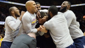 Matthew Dellavedova Got Mobbed By His Former Teammmates After Getting His Championship Ring