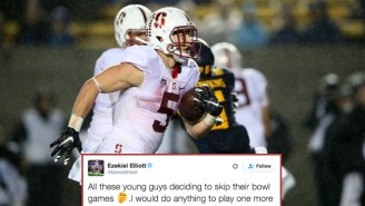 Ezekiel Elliott And Other Football Folk Have Strong Takes On Christian McCaffrey Skipping Stanford’s Bowl
