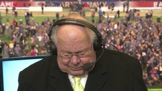 Verne Lundquist Gave A Tearful Goodbye After The Final College Football Broadcast Of His Career