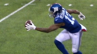 Odell Beckham’s Latest Unreal Catch Was This Ridiculous One-Handed Touchdown Grab