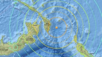 A 7.9-Magnitude Earthquake Has Hit The Coast Of Papua New Guinea And A Tsunami Warning Is In Effect