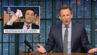Seth Meyers Takes ‘A Closer Look’ At The Insane Power Struggle Currently Happening In North Carolina