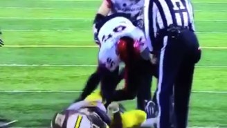 A San Diego State Player Celebrated A Big Play In The Worst Way By Delivering A Flying Groin Shot