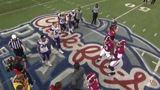 Alabama’s Captains Refused To Shake Hands With Washington Players Before The Peach Bowl