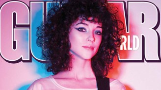 St. Vincent Is Wearing A ‘Bikini’ On The Cover Of ‘Guitar World’ To Highlight Rock’s Sexist History