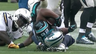 Jonathan Stewart Flipped On His Head To Pick Up An Unbelievably Acrobatic First Down