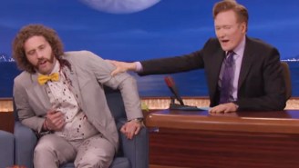 T.J. Miller Shoved A Safety Pin Through His Ear To Show Solidarity On ‘Conan’