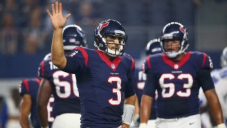 Texans Fans Went Wild When They Saw Brock Osweiler Got Benched For Tom Savage