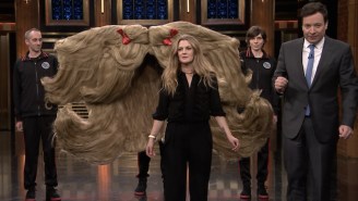 Drew Barrymore Competes For The Guinness World Records She So Richly Deserves On ‘Fallon’