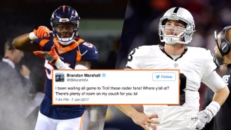 The Broncos And Brandon Marshall Trolled Raider Nation Hard After Oakland’s Playoff Loss