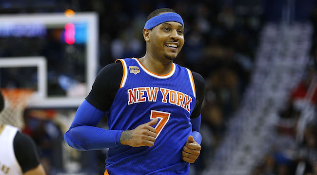 Knicks' Carmelo Anthony teaches his son the mental side of basketball