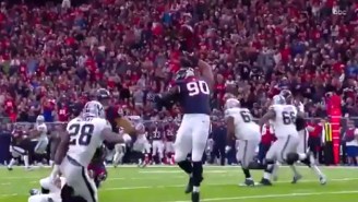 Jadeveon Clowney’s Superhuman Interception Led To The First Touchdown Of The Playoffs