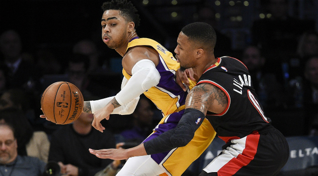 D'Angelo Russell 'Poked The Bear' And Damian Lilliard Made Him Pay