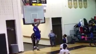 This High School Basketball Dunk Was So Powerful That It Completely Destroyed The Backboard
