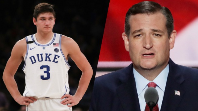 Ted Cruz Admitted That Grayson Allen Is His Basketball Doppelg nger