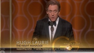 Hugh Laurie Roasted Donald Trump In His Golden Globes Acceptance Speech