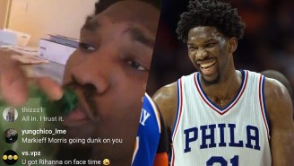Joel Embiid Chugged Shirley Temples And Vibed To Future Late At Night On Instagram